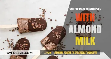 Delicious Dairy-Free Delights: Making Freezer Pops with Almond Milk