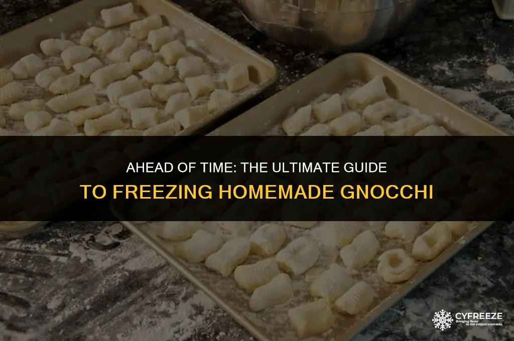 can you make gnocchi ahead and freeze them