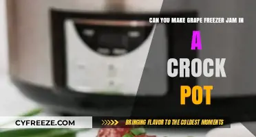 Easy Grape Freezer Jam Recipe Using Your Crock Pot