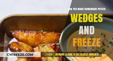 Crispy Homemade Potato Wedges: A Guide to Freezing and Reheating