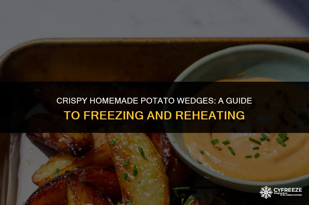 can you make homemade potato wedges and freeze