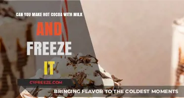 Chill Out with Frozen Milk Hot Cocoa: A Sweet Summer Treat