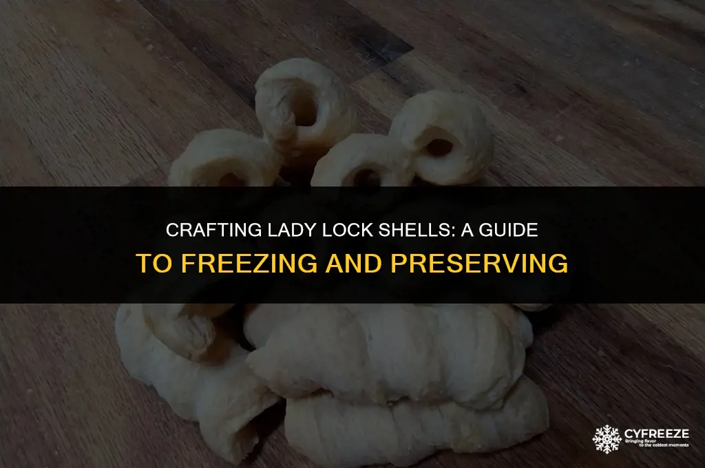 can you make lady lock shells and freeze