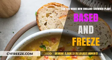 Delicious Plant-Based New England Chowder: Freezer-Friendly!