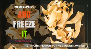 From Fresh to Frozen: A Guide to Making and Freezing Pasta