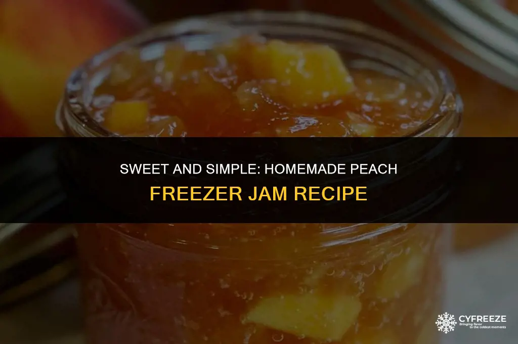 can you make peach freezer jam