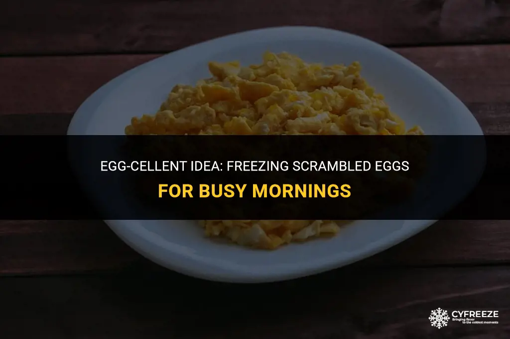 can you make scrambled eggs and freeze them
