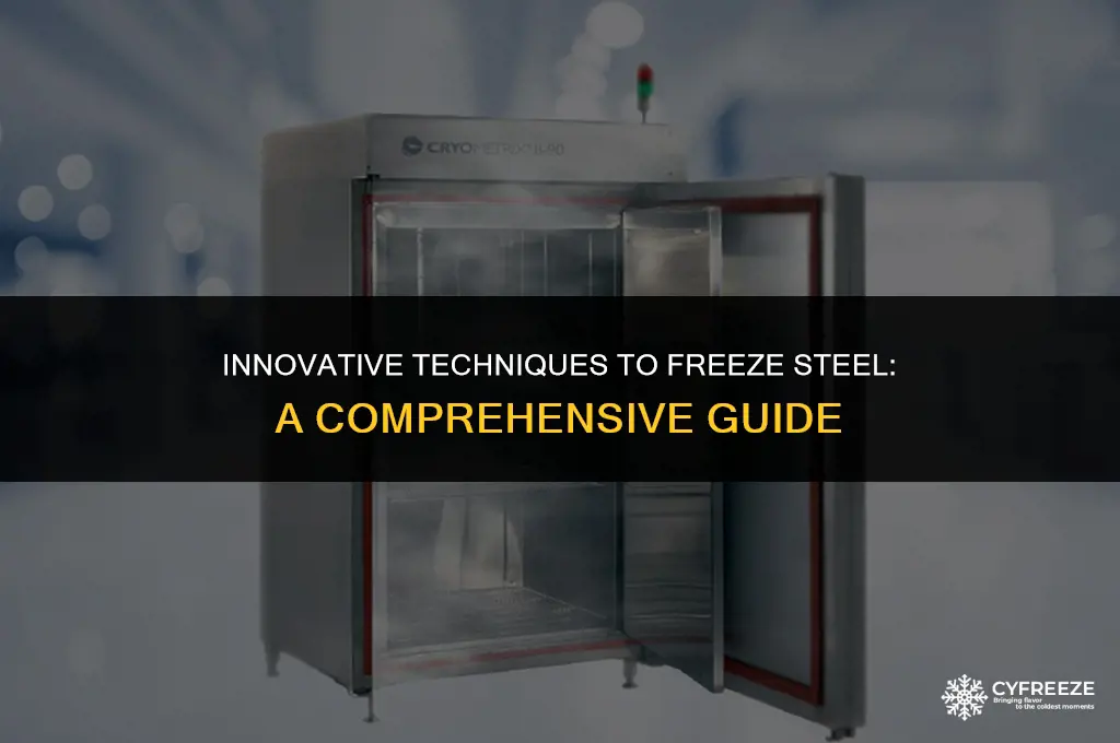 can you make something to freeze steel