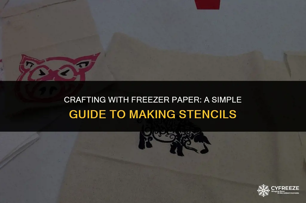 can you make stencils using freezer paper