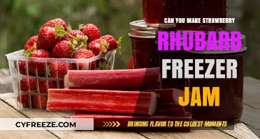 Sweet and Tart Strawberry Rhubarb Freezer Jam Delight