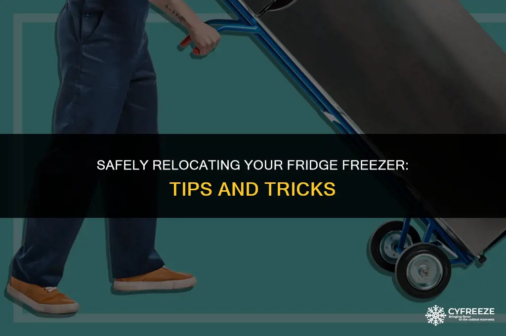 can you move a fridge freezer on its back