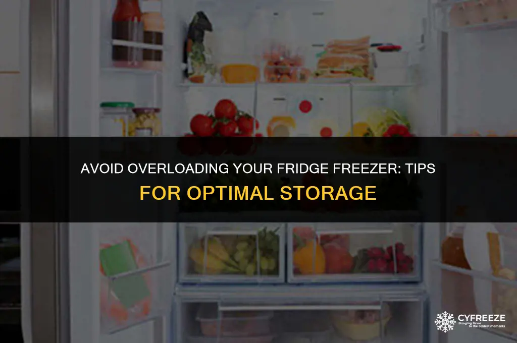 can you overload a fridge freezer