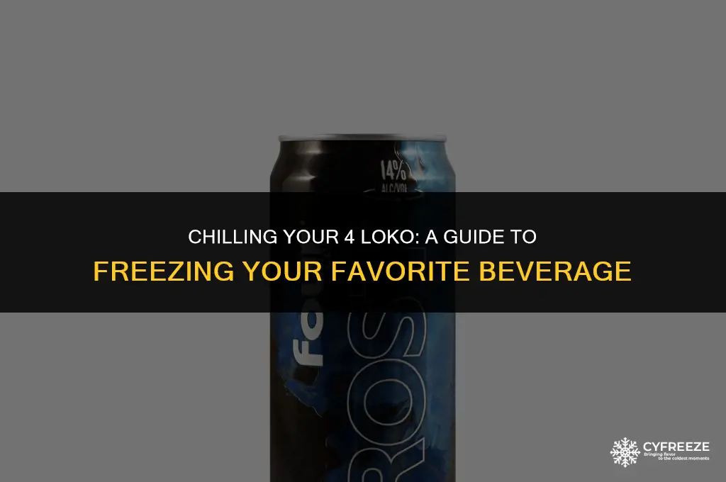 can you put 4 loko in freeze