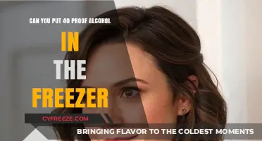 Chilling Spirits: The Science Behind Freezing 40 Proof Alcohol