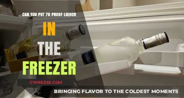 Chill or Not: The Freezer Dilemma for 70 Proof Spirits