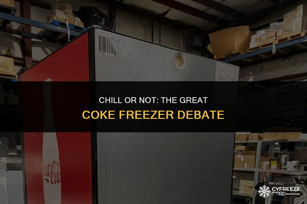 can you put a bottle of coke in the freezer