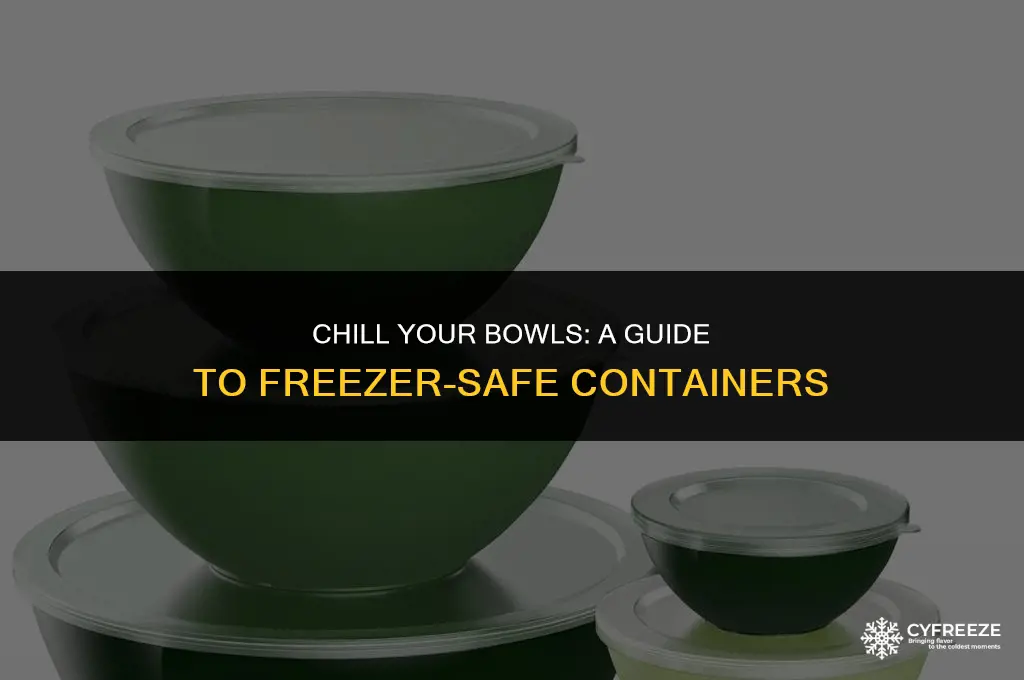 can you put a bowl in the freezer