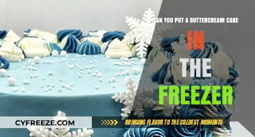 Freeze Your Buttercream Cake: A Handy Guide for Bakers