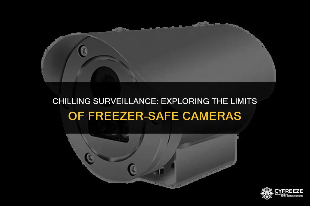 can you put a camera in a freezer