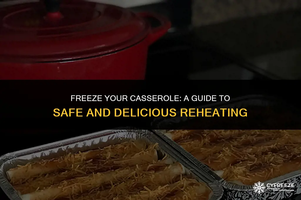 can you put a casserole dish in the freezer