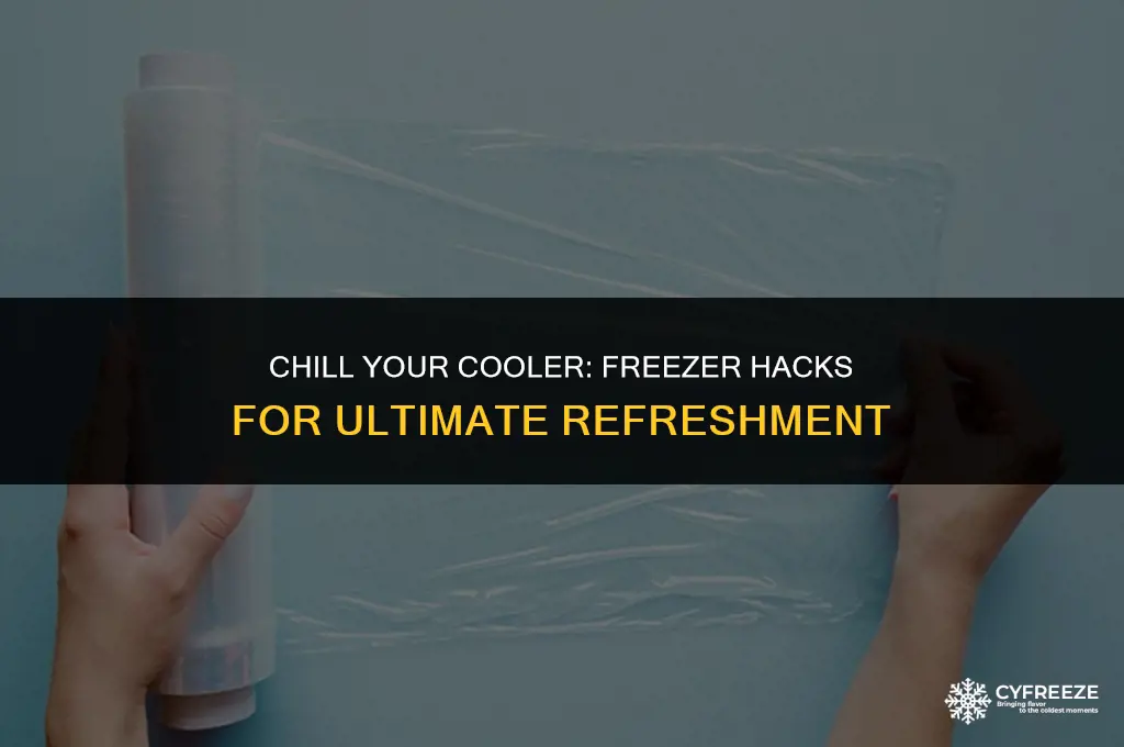 can you put a cooler in the freezer