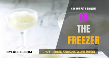 Chill Your Daiquiri: Freezer-Friendly Tips for the Perfect Frozen Cocktail
