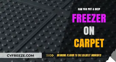 Deep Freeze on Carpet: A Guide to Safe Placement