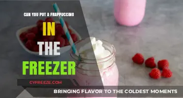 Chill Your Frappuccino: A Guide to Freezing Your Coffee Treat