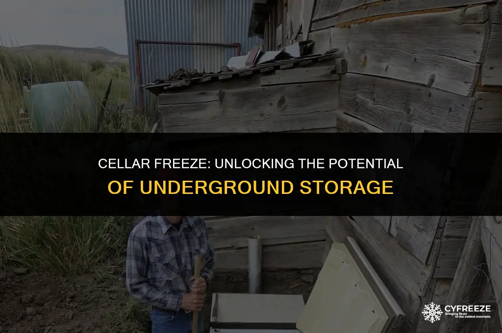 can you put a freezer in a cellar