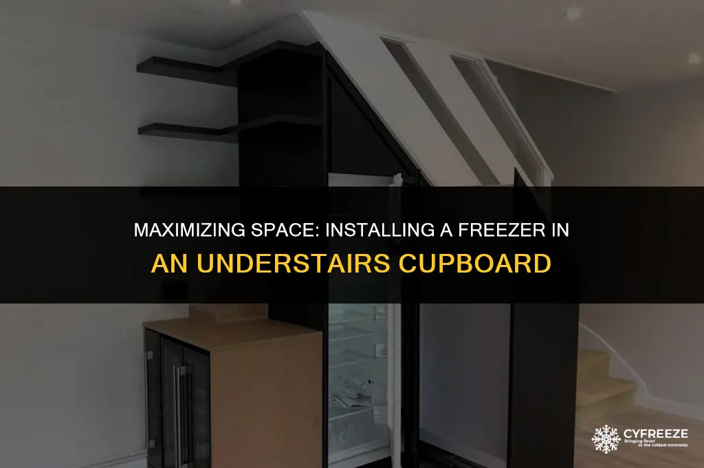 can you put a freezer in an understairs cupboard