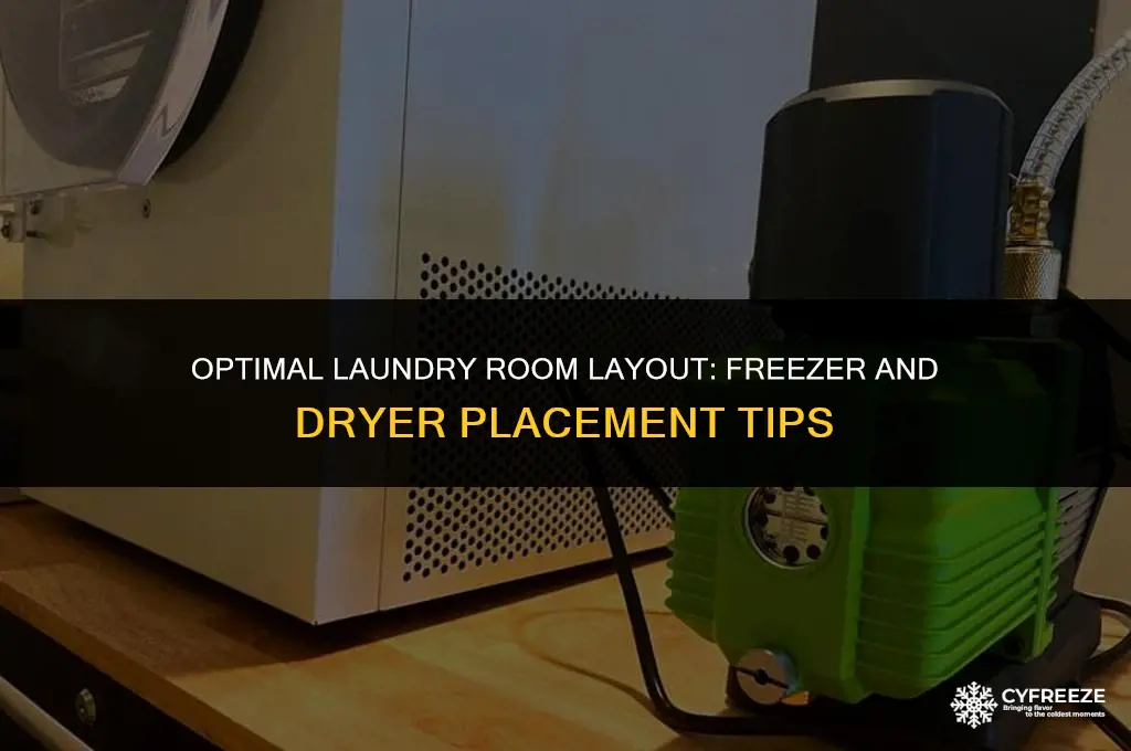 can you put a freezer next to a dryer