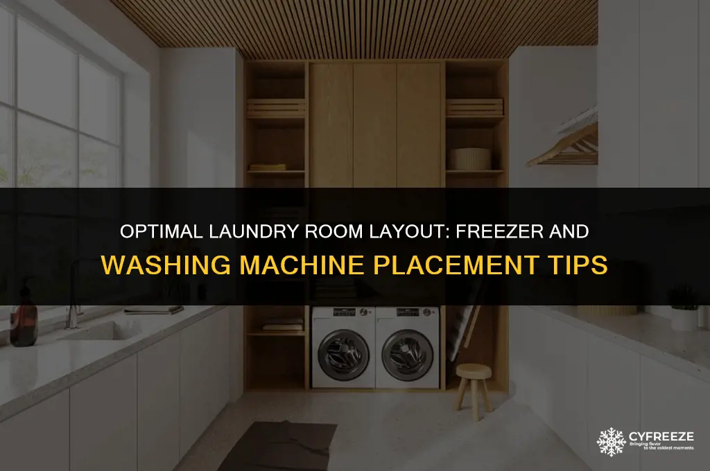 can you put a freezer next to a washing machine