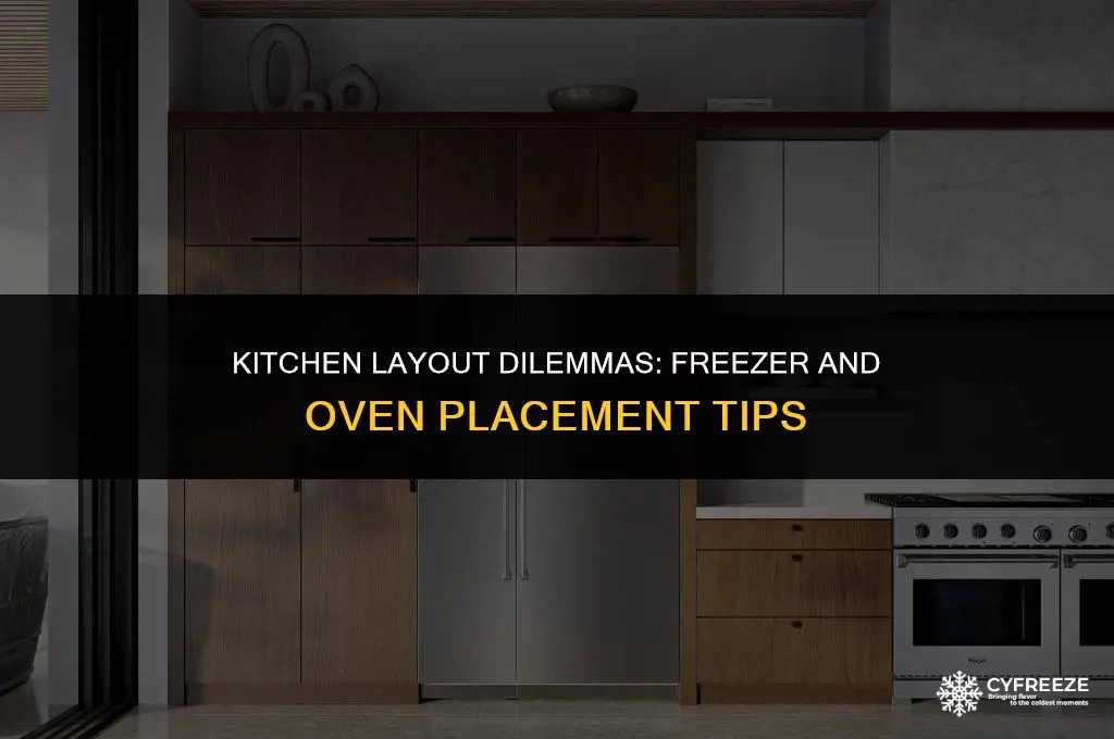 can you put a freezer next to an oven