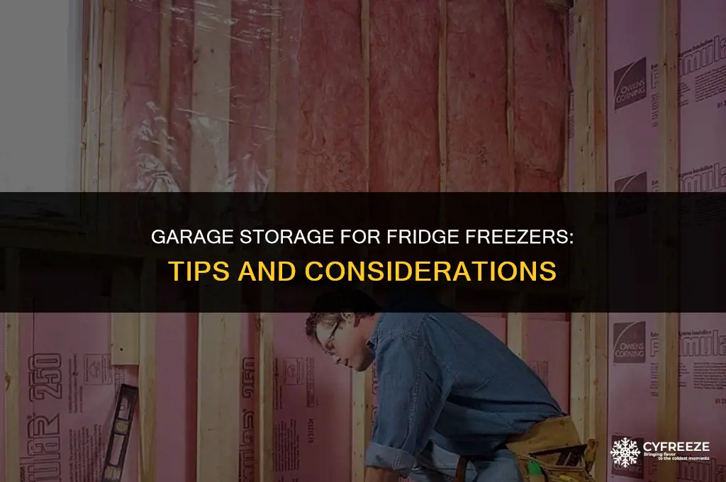 can you put a fridge freezer in a garage whitegoodshelp