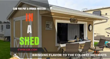 Shedding Light on Outdoor Refrigeration: Can You Put a Fridge Freezer in a Shed?