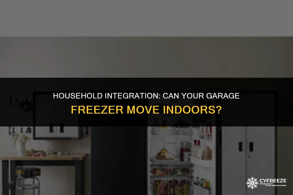 can you put a garage ready freezer in the house