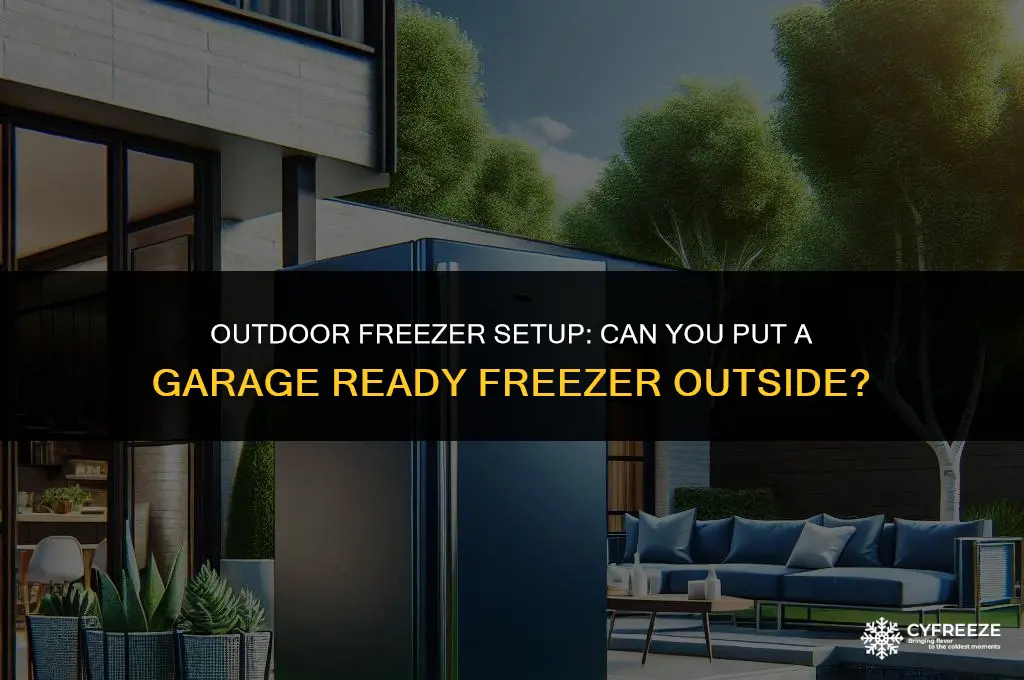 can you put a garage ready freezer outside