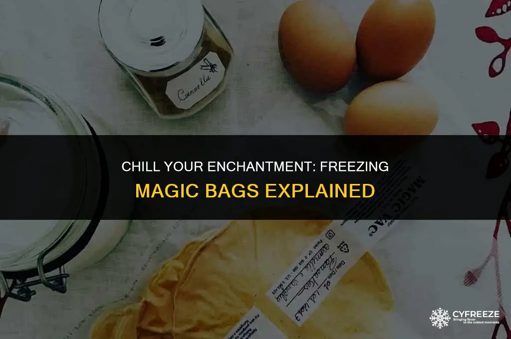 can you put a magic bag in the freezer