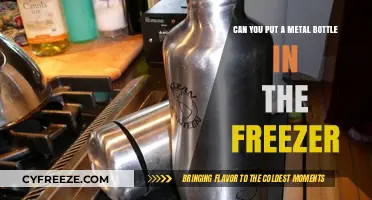 Chill or Risk: The Do's and Don'ts of Freezing Metal Bottles