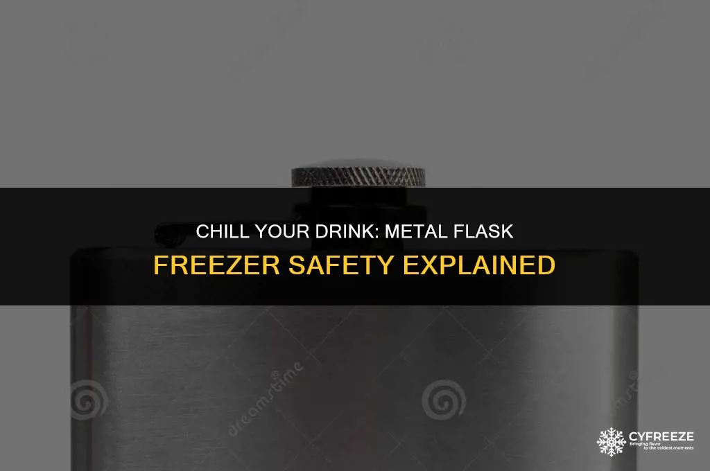 can you put a metal flask in the freezer