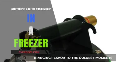Chill or Spill: The Truth About Freezing Metal Vacuum Cups
