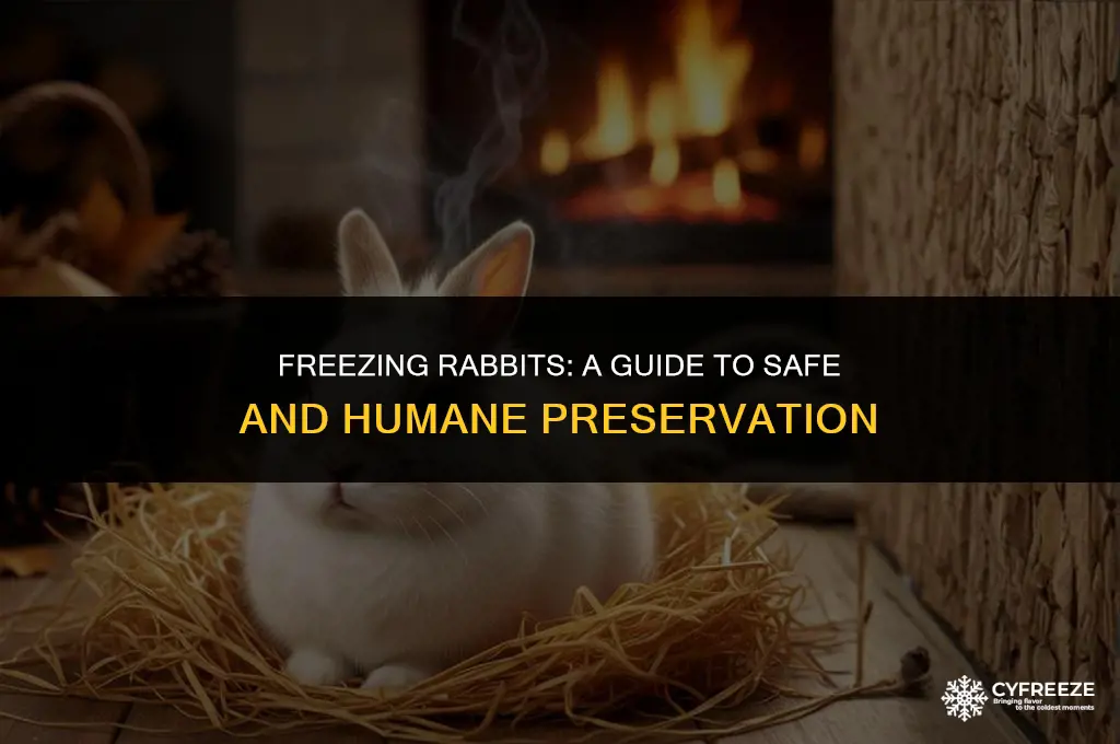 can you put a rabbit in the freezer without cleaning