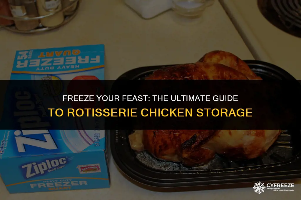 can you put a rotisserie chicken in the freezer