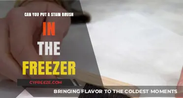 Freezing Your Stain Brush: A Clever Hack or a No-Go?