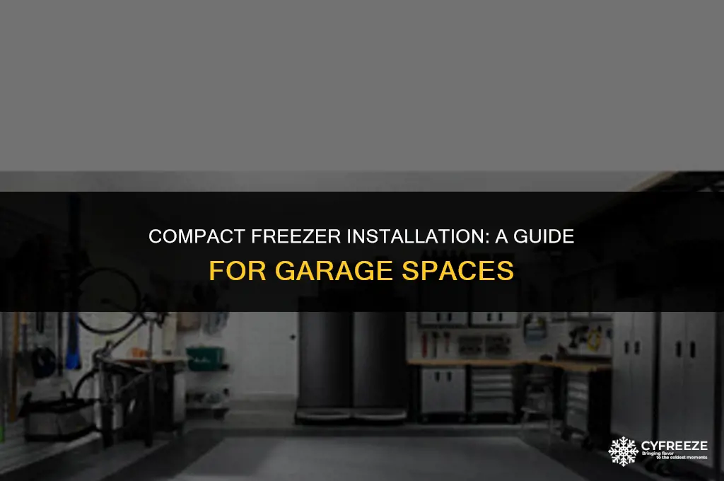 can you put a uptight freezer on garage