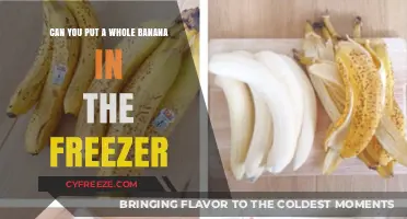 Freezing Bananas Whole: A Handy Guide for Fruit Preservation