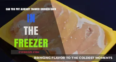 Revisiting Frozen Poultry: Can Thawed Chicken Be Safely Refrozen?