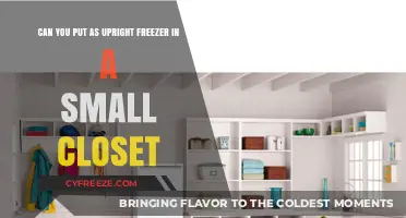 Compact Freezer Solutions: Upright Models for Small Closets