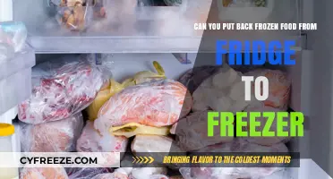 Reviving Frozen Delights: Can You Safely Refreeze Thawed Food?