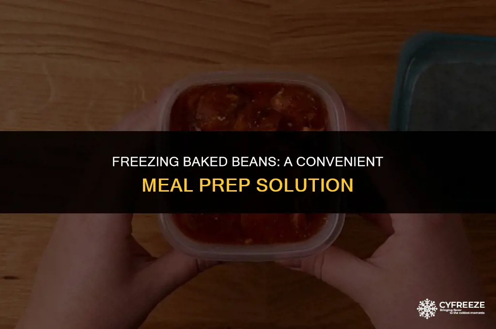 can you put baked beans in freezer bag
